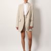Abisso 1234 max mara sfilata wool shorts with rippled appearance — изображение 2