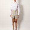Abisso 1234 max mara sfilata wool shorts with rippled appearance — изображение 3