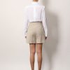 Abisso 1234 max mara sfilata wool shorts with rippled appearance — изображение 4