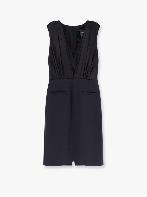 Vittor midi dress with silk insert