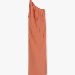 Pontida long dress with metal detail