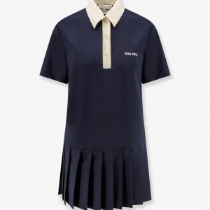 Mohair and virgin wool short dress