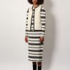 Striped cotton blend dress — изображение 2