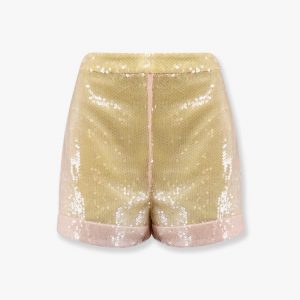 Shorts with allover sequins