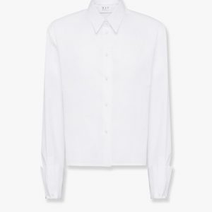 Tessa cotton shirt with maxi cuffs