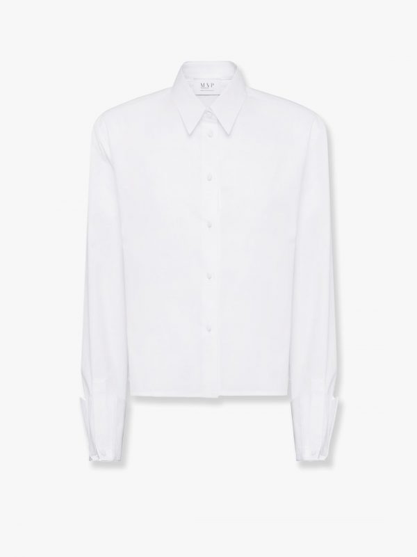 Tessa cotton shirt with maxi cuffs