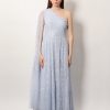 One-shoulder long dress with sequins — изображение 3