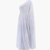 One-shoulder long dress with sequins — изображение 6
