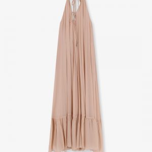 Venturone chiffon long dress