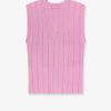 Montanaia sleeveless ribbed viscose blend sweater — изображение 2