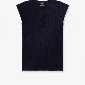 Tofane ribbed viscose blend sweater