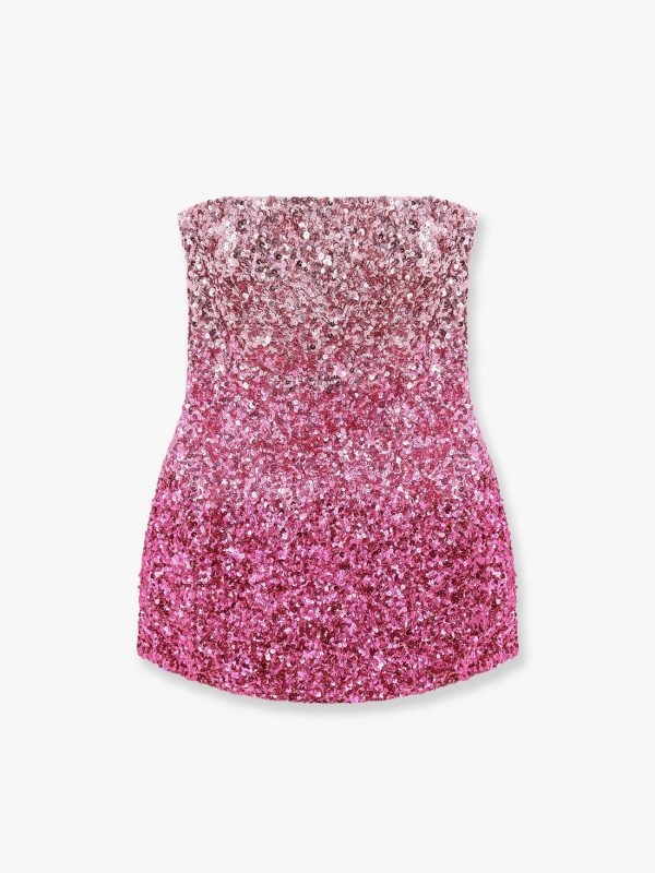 All-over sequins mini dress