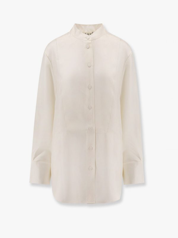 Tuxedo silk shirt