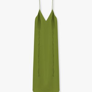 Silk dress with laces
