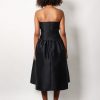 Taffeta' décolleté dress with maxi bow — изображение 3