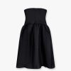 Taffeta' décolleté dress with maxi bow — изображение 5