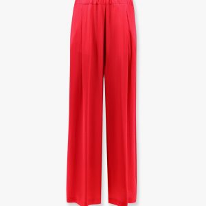 Satin wide trouser