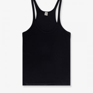 Ribbed cotton tank top