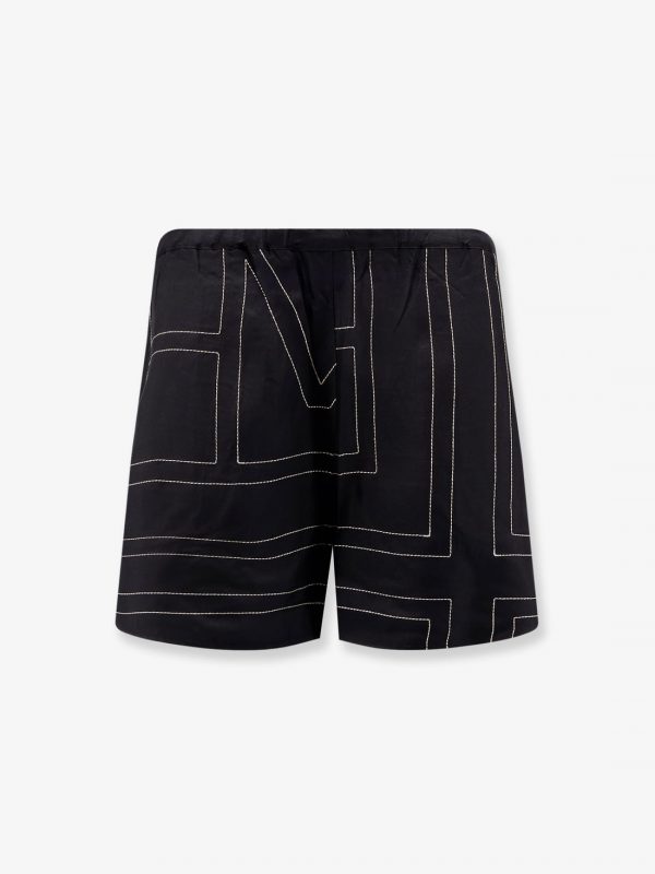 Silk pajamas shorts