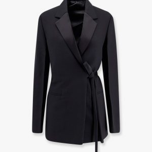 Blazer with knot detail