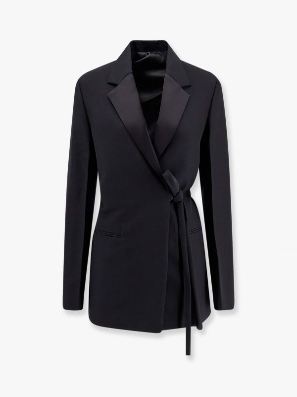 Blazer with knot detail