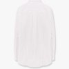 Striped organic cotton shirt with monogram embroidered logo — изображение 7