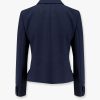 Viscose blazer with bow in double duchesse — изображение 4
