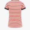 Striped cotton t-shirt with embroidered logo — изображение 4