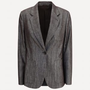Blazer in tessuto lurex