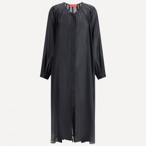 Abito Chemisier lungo in cotone