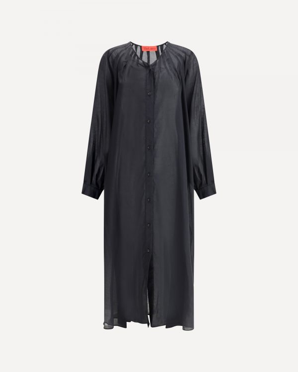 Abito Chemisier lungo in cotone