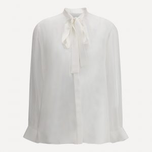 Camicia in chiffon di seta