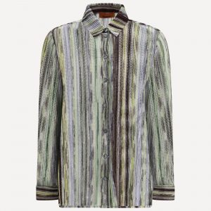 Camicia iconica fantasia multicolorata