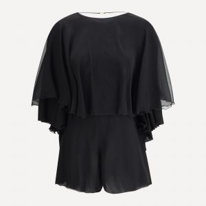 Playsuit in crepe di seta