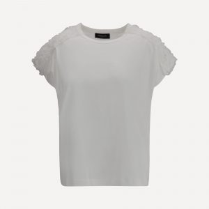 T-Shirt con rouche in tulle