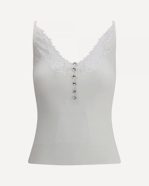 Top con pizzo