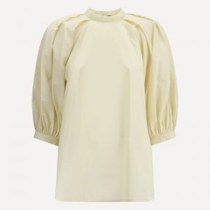 Blusa con maniche a palloncino