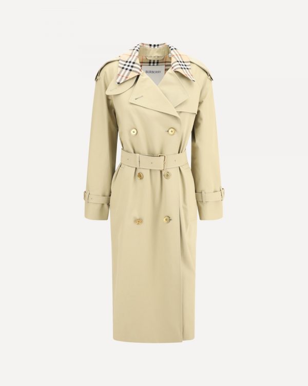 Trench Castleford con colletto Archivio Check