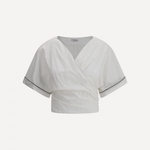 Blusa annodabile in vita