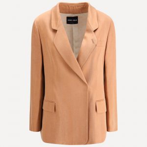 Blazer doppiopetto in raso