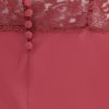 Top in in crêpe de chine e pizzo — изображение 3