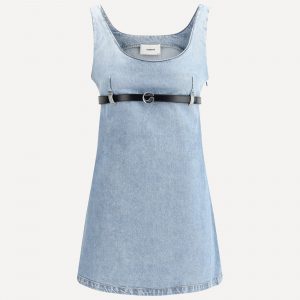 Abito corto in denim
