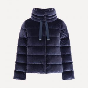 Piumino in cotone effetto ciniglia