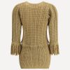 Abito corto in maglia lurex — изображение 2