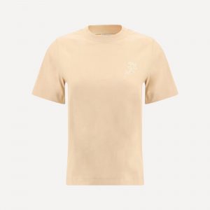 T-shirt con logo floreale