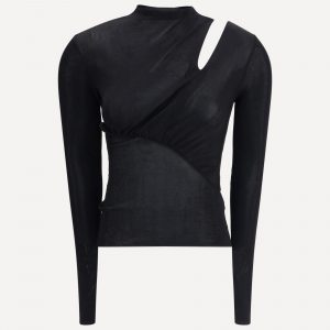 Top in maglia a maniche lunghe