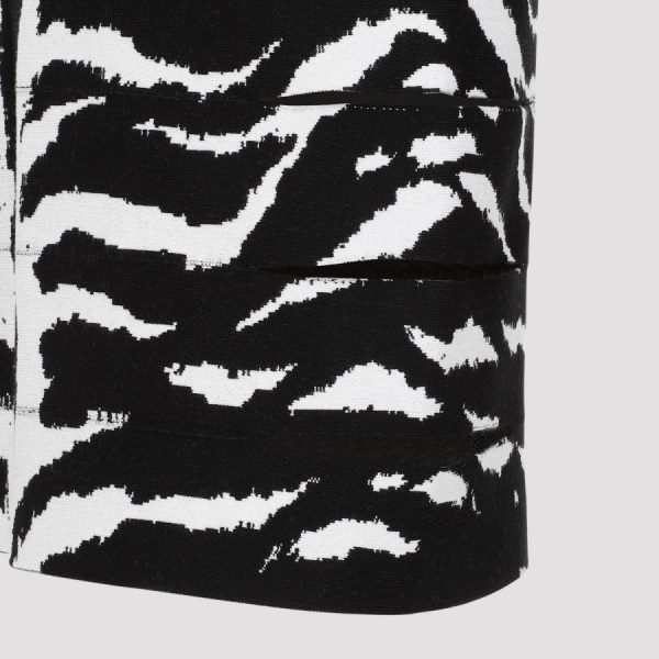 Alaia Zebra Pencil Skirt