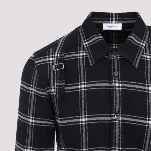 Alexander McQueen Twin Needle Harness Shirt