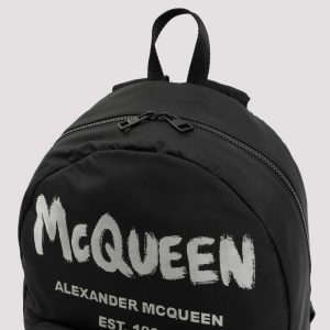 Alexander McQueen Graffiti Metropolitan printed backpack
