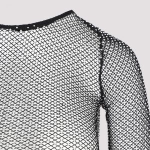 Balenciaga Crystal Mesh Mini Top